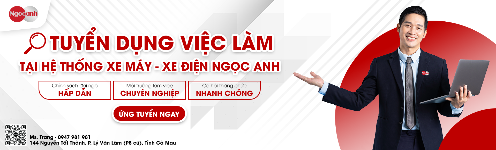 Hệ thống xe Ngọc Anh Cà Mau - Tuyển dụng